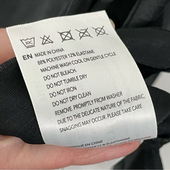 Varley Mariposa Tissue Jersey Tank Black Size SMALL - Picture 11 of 12